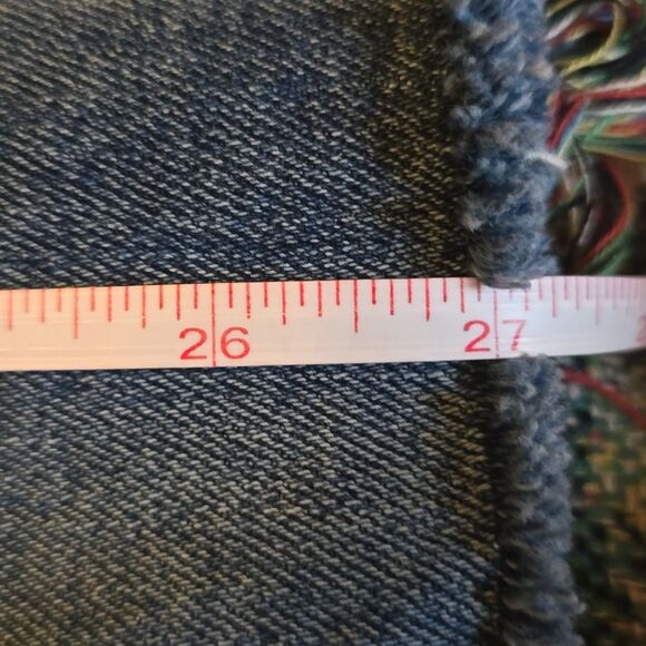 New Old Navy Women's 2 button fly Extra High Rise Curvy Sky-Hi Straight Jeans - Picture 10 of 11